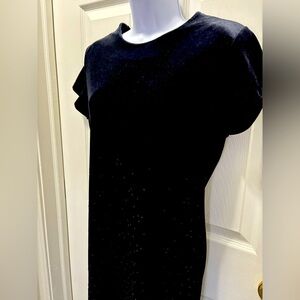 Vintage Lord & Taylor beaded velvet dress size 8